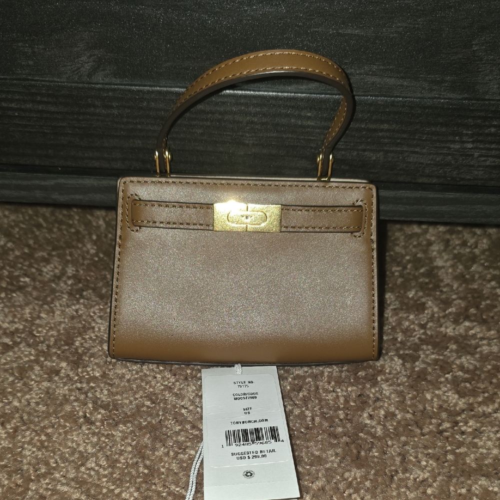 Tory Burch Tan Mini Bag with Gold Hardware